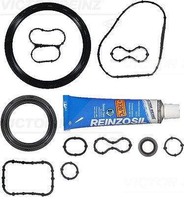 Victor Reinz Dichtungssatz, Kurbelgehäuse [Hersteller-Nr. 08-10029-01] für Opel, Chevrolet, Vauxhall
