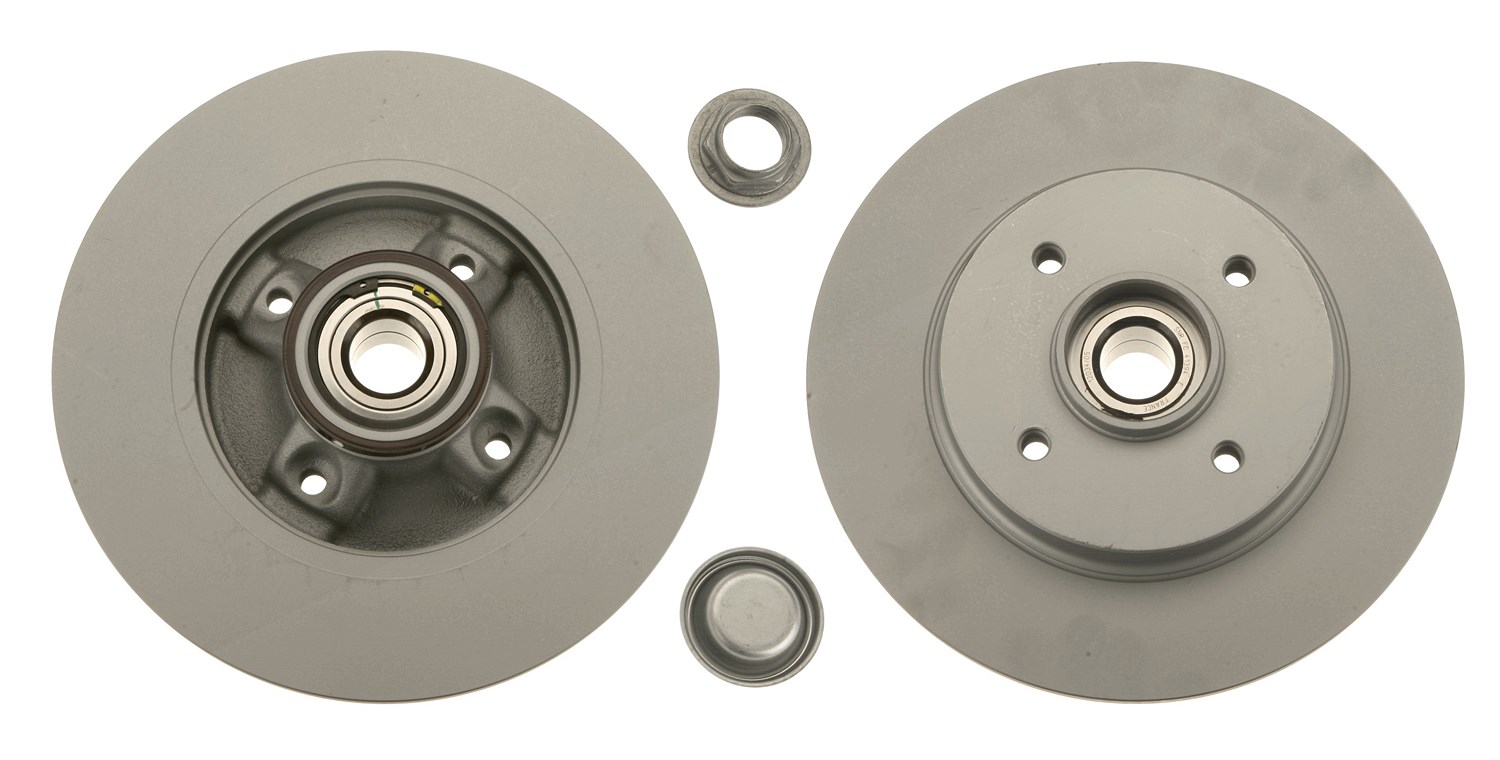 Trw 1x Bremsscheibe Hinten Voll mit Radlager [Hersteller-Nr. DF6128BS] für Citroën, Ds (capsa), Ds, Peugeot