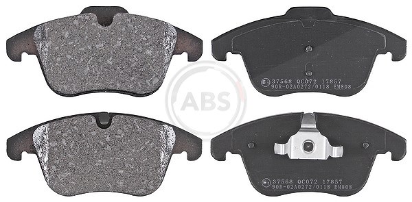 A.b.s. Bremsbeläge vorne (Satz) [Hersteller-Nr. 37568] für Land Rover, Ford, Volvo, Mg