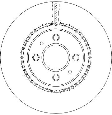 Trw Bremsscheibe [Hersteller-Nr. DF6904] für Kia