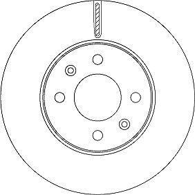 Trw Bremsscheibe [Hersteller-Nr. DF6794] für Hyundai, Kia