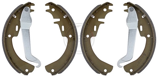 A.b.s. Bremsbackensatz [Hersteller-Nr. 8713] für Vauxhall, Bedford, Opel