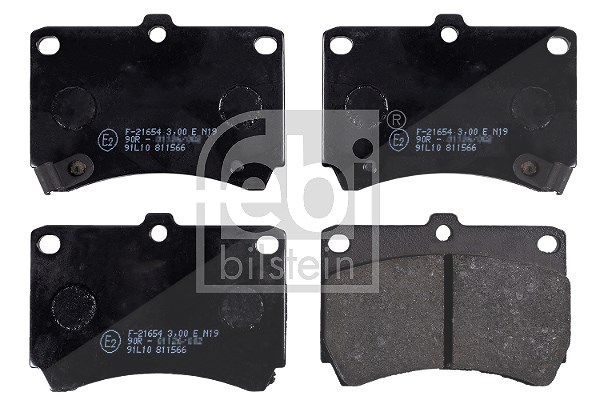 Febi Bilstein Bremsbelagsatz, Scheibenbremse [Hersteller-Nr. 16195] für Kia, Mazda