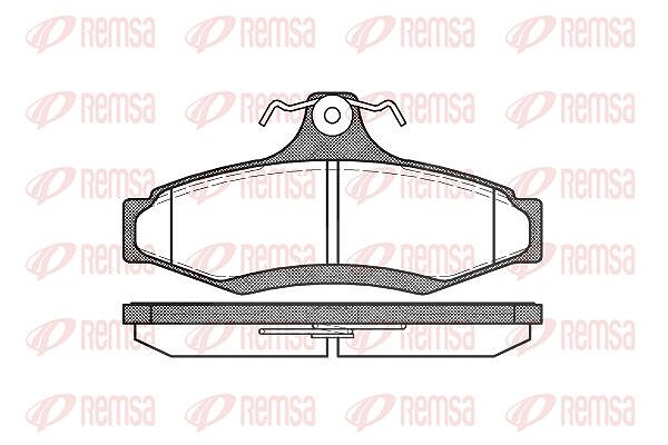 Kawe Bremsbelagsatz, Scheibenbremse [Hersteller-Nr. 064610] für Chevrolet, Acura, Daewoo