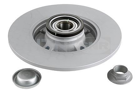 Snr 1x Bremsscheibe Hinterachse Voll [Hersteller-Nr. KF159.57U] für Citroën, Peugeot, Ds, Opel