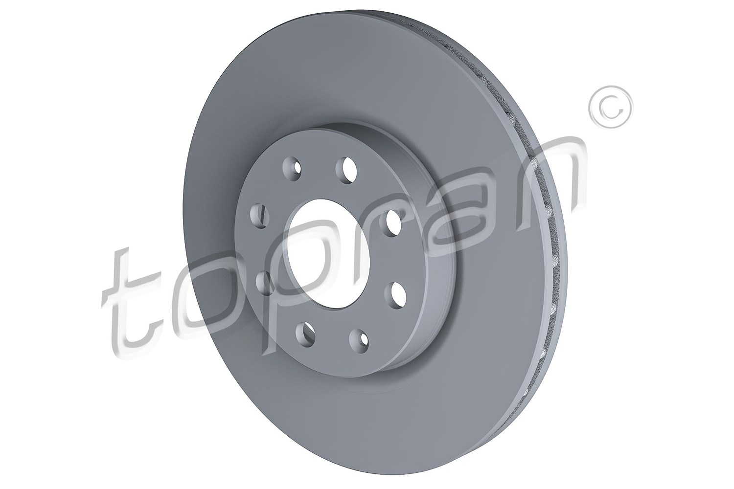 Topran Bremsscheibe Vorderachse Belüftet [Hersteller-Nr. 207602] für Opel, Vauxhall, Fiat