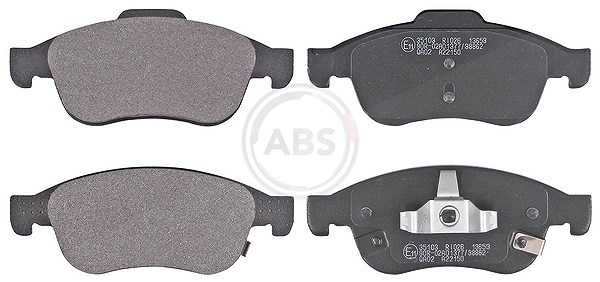 A.b.s. Bremsbelagsatz, Scheibenbremse [Hersteller-Nr. 35103] für Jeep, Fiat