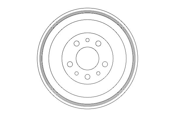 Trw Bremstrommel [Hersteller-Nr. DB4563] für Vauxhall, Fiat, Opel
