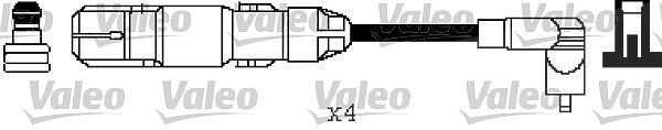 Valeo Zündleitungssatz [Hersteller-Nr. 346373] für Skoda, Audi, VW, Seat