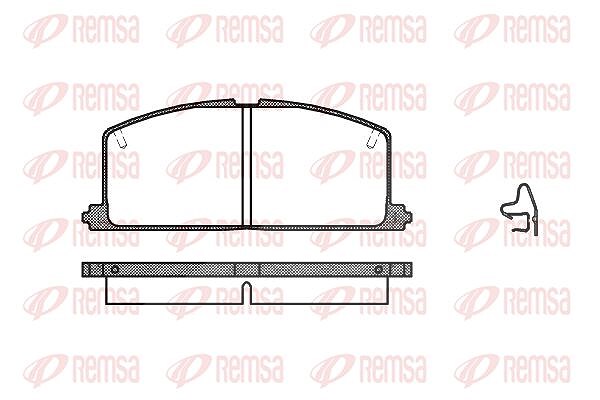 Kawe Bremsbelagsatz, Scheibenbremse [Hersteller-Nr. 016704] für Toyota