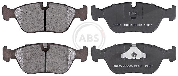 A.b.s. Bremsbelagsatz, Scheibenbremse [Hersteller-Nr. 36783] für Volvo