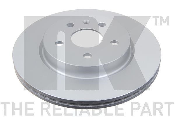 Nk 1x Bremsscheibe Hinterachse Belüftet [Hersteller-Nr. 313670] für Vauxhall, Chevrolet, Opel, Saab