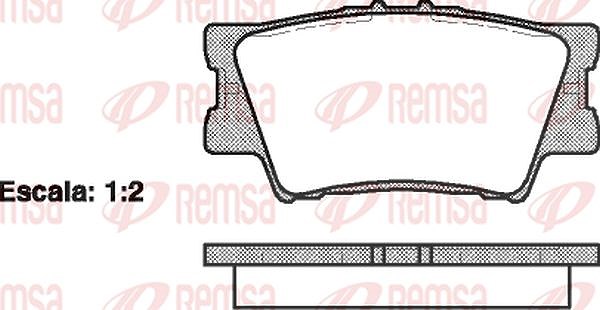 Kawe Bremsbelagsatz, Scheibenbremse [Hersteller-Nr. 123100] für Lexus, Toyota