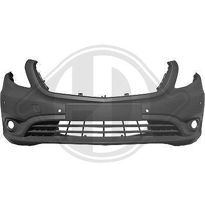 Diederichs Stoßfänger [Hersteller-Nr. 1668153] für Mercedes-Benz