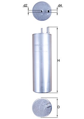 Knecht Kraftstofffilter [Hersteller-Nr. KL229/5] für VW