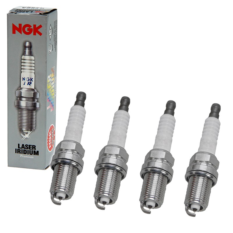 Ngk 4x Zündkerze [Hersteller-Nr. 6458] für Audi, VW, Seat, Skoda