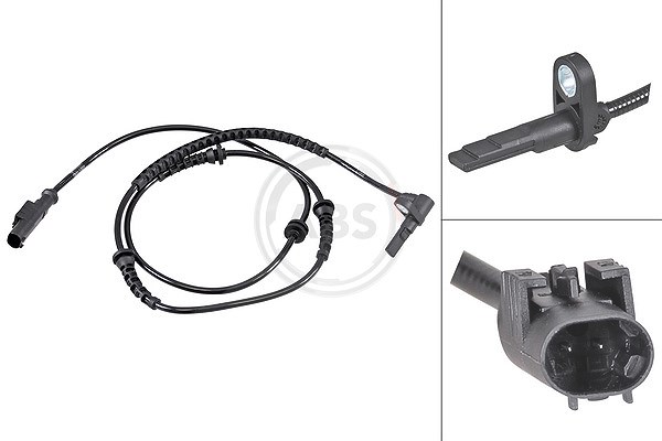 A.b.s. Sensor, Raddrehzahl [Hersteller-Nr. 31828] für Jeep, Fiat