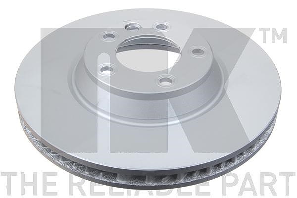 Nk 1x Bremsscheibe beschichtet Vorderachse Belüftet Links [Hersteller-Nr. 3147103] für VW, Audi, Porsche