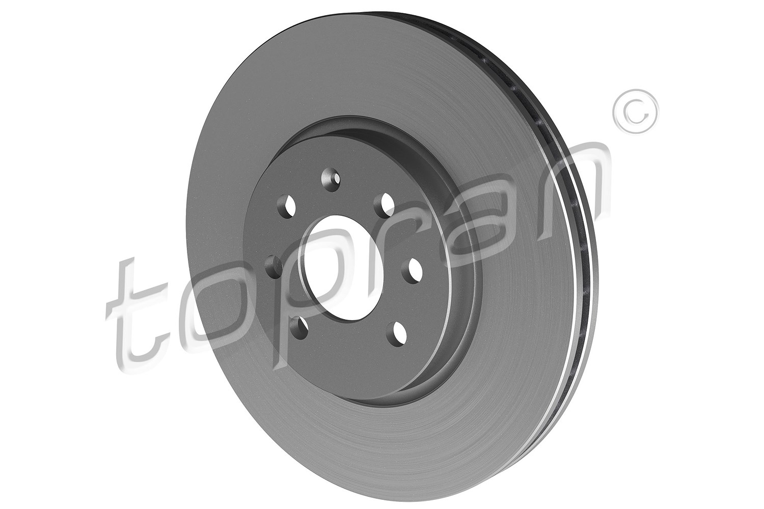 Topran Bremsscheibe Vorderachse Belüftet [Hersteller-Nr. 206858] für Opel, Vauxhall