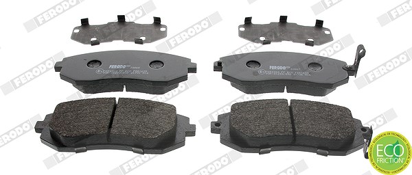 Ferodo Bremsbelagsatz, Scheibenbremse [Hersteller-Nr. FDB1639] für Toyota, Subaru