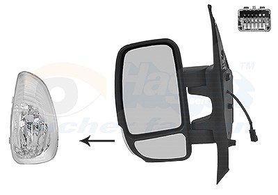 Van Wezel Außenspiegel [Hersteller-Nr. 3799817] für Opel, Renault, Nissan
