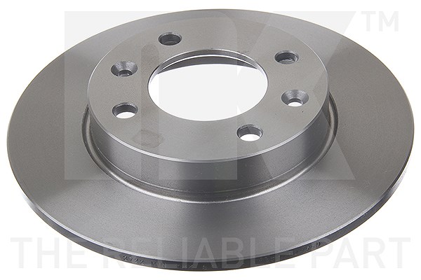 Nk Bremsscheibe Hinterachse Voll [Hersteller-Nr. 203722] für Citroën, Peugeot