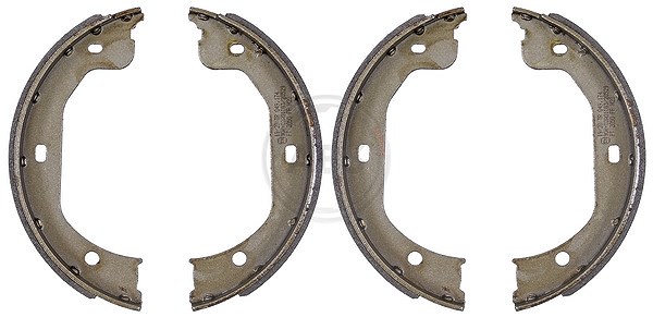 A.b.s. Bremsbackensatz, Feststellbremse [Hersteller-Nr. 9356] für Ford, Ford Usa, Mazda