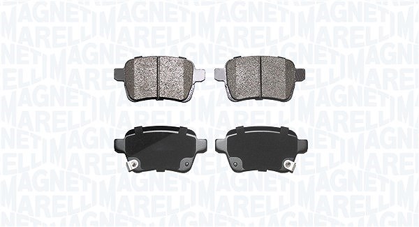 Magneti Marelli Bremsbelagsatz, Scheibenbremse [Hersteller-Nr. 363916060879] für Fiat, Vauxhall, Opel