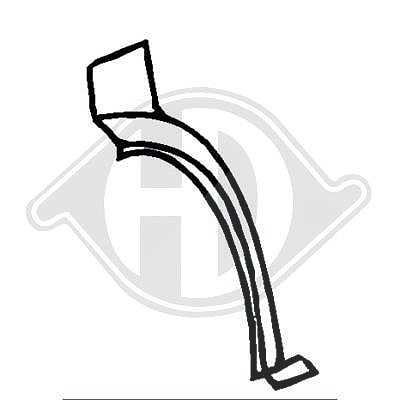 Diederichs Kotflügel [Hersteller-Nr. 9222132] für Ford