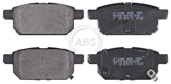 A.b.s. Bremsbelagsatz, Scheibenbremse [Hersteller-Nr. 37886] für Suzuki