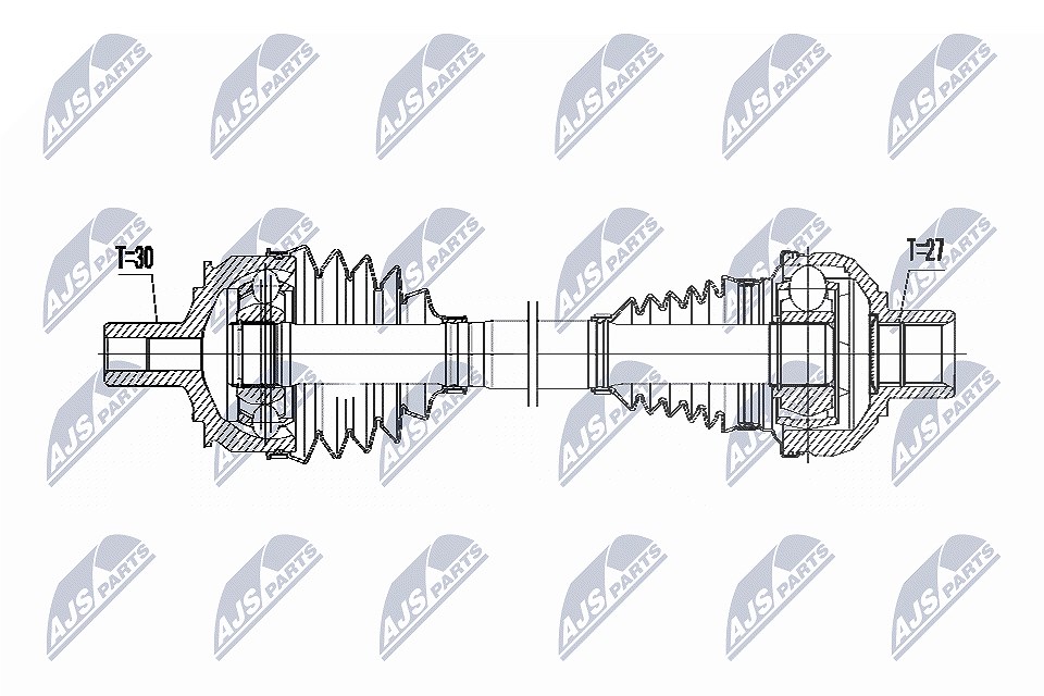 Nty Antriebswelle [Hersteller-Nr. NPW-ME-067] für Mercedes-Benz
