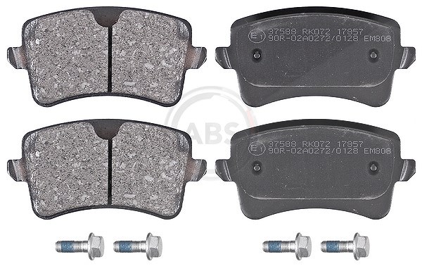A.b.s. Bremsbeläge hinten (Satz) [Hersteller-Nr. 37588] für Audi