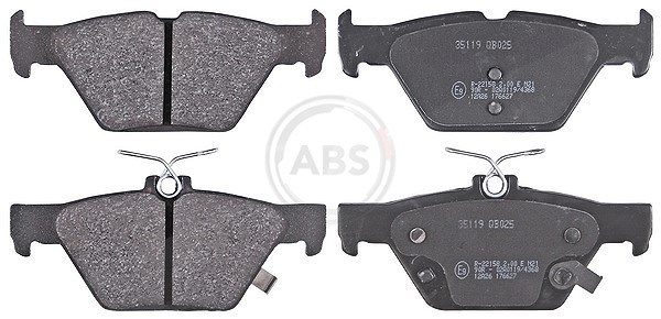 A.b.s. Bremsbelagsatz, Scheibenbremse [Hersteller-Nr. 35119] für Subaru