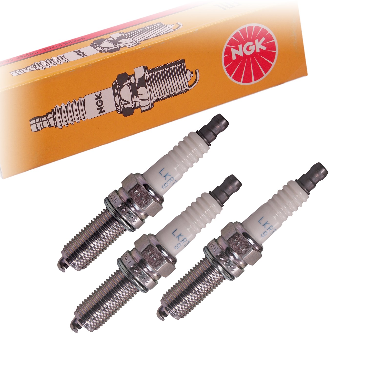 Ngk 3x Zündkerze [Hersteller-Nr. 5847] für Smart