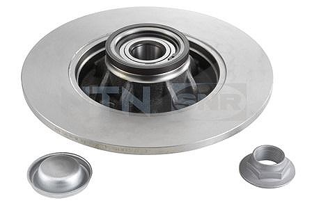 Snr 1x Bremsscheibe mit Radlager mit ABS-Ring Hinterachse [Hersteller-Nr. KF159.54U] für Citroën, Ds, Peugeot