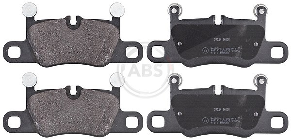 A.b.s. Bremsbelagsatz, Scheibenbremse [Hersteller-Nr. 35224] für Audi, Porsche