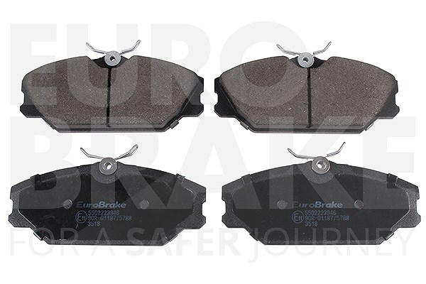 Eurobrake Bremsbeläge vorne (Satz) [Hersteller-Nr. 5502223946] für Renault