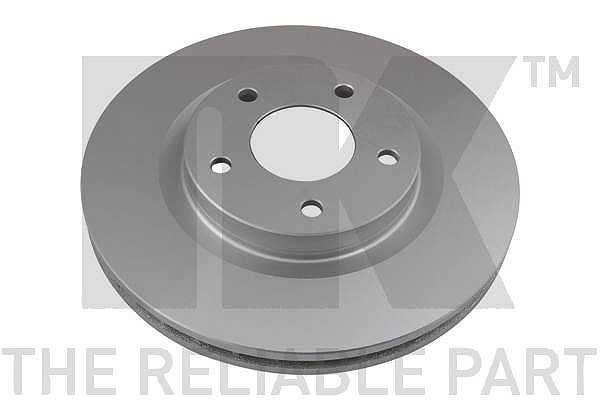 Nk 1x Bremsscheibe beschichtet Vorderachse Belüftet [Hersteller-Nr. 319329] für Lancia, Peugeot, Mitsubishi, Jeep, Dodge, Citroën, Chrysler
