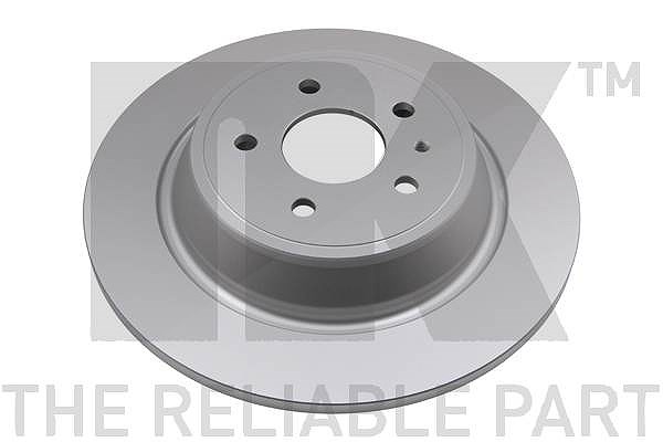 Nk 1x Bremsscheibe Hinterachse Voll [Hersteller-Nr. 3125102] für Ford