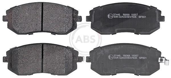 A.b.s. Bremsbelagsatz, Scheibenbremse [Hersteller-Nr. 37446] für Subaru, Toyota