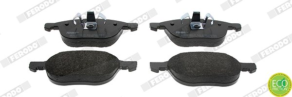 Ferodo Bremsbelagsatz, Scheibenbremse [Hersteller-Nr. FDB1594] für Mazda, Mercedes-Benz, Ford, Volvo