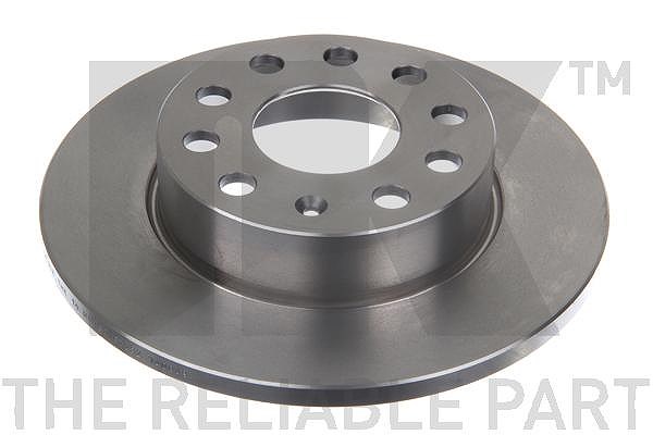 Nk Bremsscheibe Hinten Voll [Hersteller-Nr. 204794] für Skoda, Seat, Audi, VW