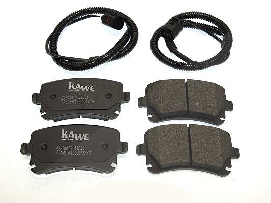 Kawe Bremsbelagsatz, Scheibenbremse [Hersteller-Nr. 810072] für VW, Audi