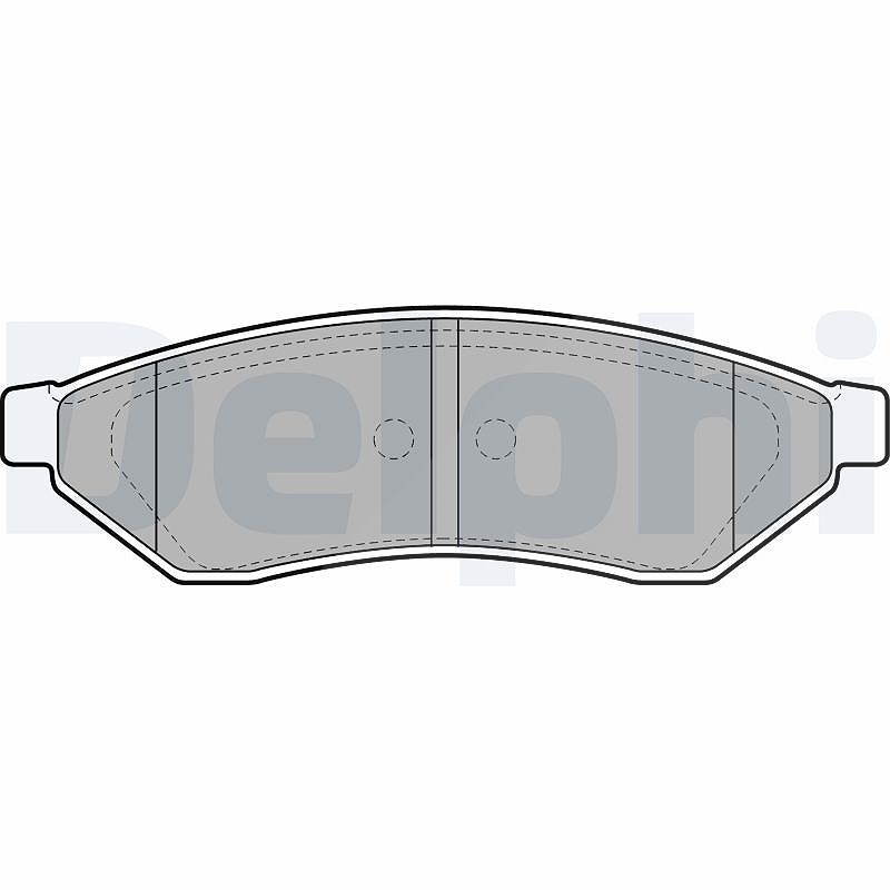 Für DELPHI LP1946 Brake Pad Set, Disc Brake - Bild 5