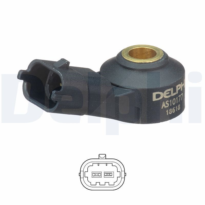 Delphi Klopfsensor [Hersteller-Nr. AS10177] für Toyota, Citroën, Peugeot