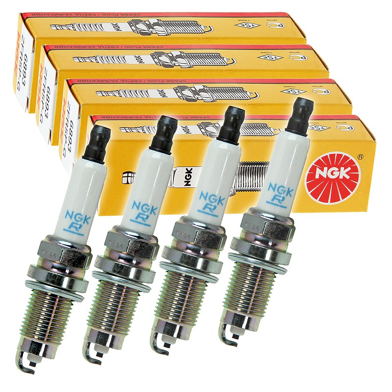 Ngk 4x Zündkerze [Hersteller-Nr. 6893] für Skoda, VW