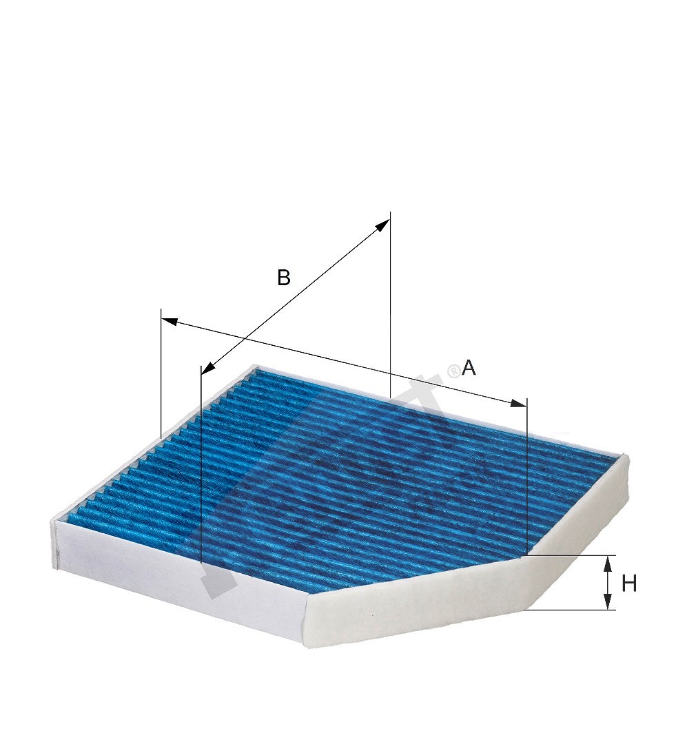 Hengst Filter Filter, Innenraumluft [Hersteller-Nr. E2948LB] für Porsche, Audi
