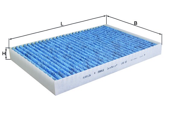 Knecht Filter, Innenraumluft [Hersteller-Nr. LAO93] für Audi, Seat
