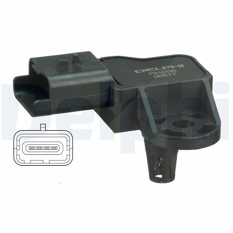 Delphi Luftdrucksensor, Höhenanpassung [Hersteller-Nr. PS10190] für Citroën, Peugeot, Mini