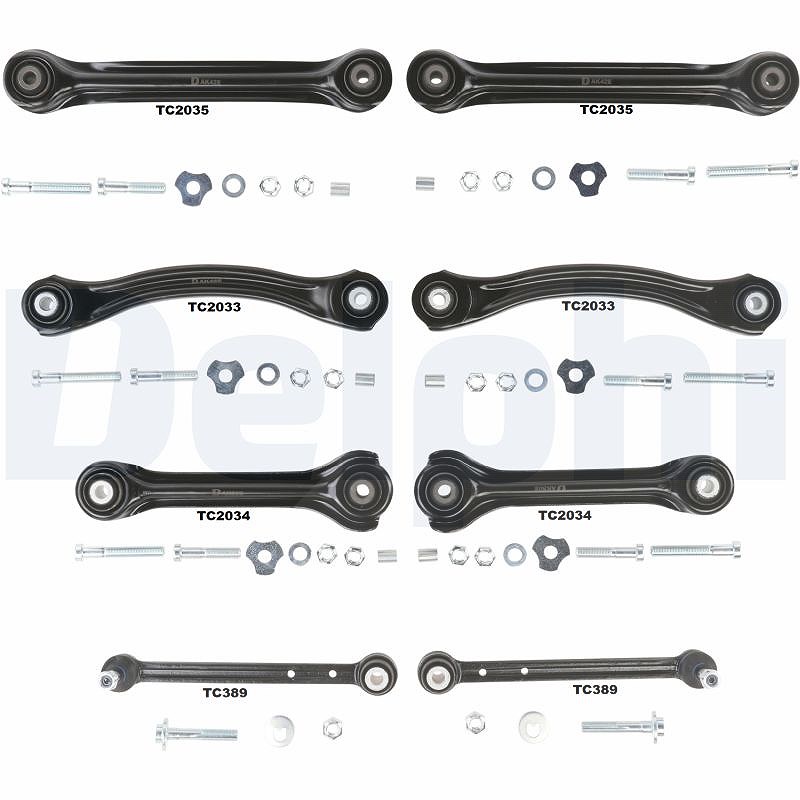 Delphi Reparatursatz, Querlenker [Hersteller-Nr. TC1600KIT] für Mercedes-Benz
